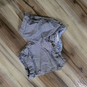 Carter's Black and White Striped Kids Shorts